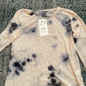 Women’s Tie Dye Tulle Top